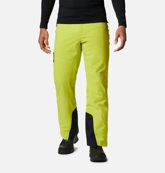 Columbia Powder Keg III Ski Pants Yellow For Men's NZ34601 New Zealand
